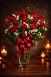 TWO DOZEN RED ROSE BOUQUET