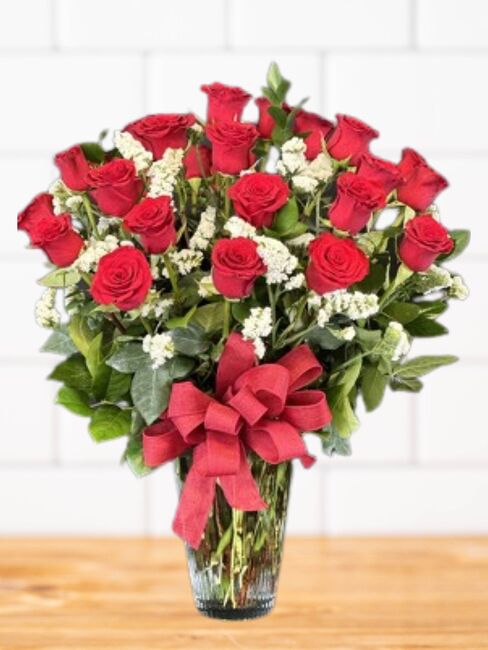 TWO DOZEN RED ROSE BOUQUET from FlowerCraft in Atlanta, GA
