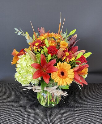 FESTIVE FALL ARRANGEMENT from FlowerCraft in Atlanta, GA