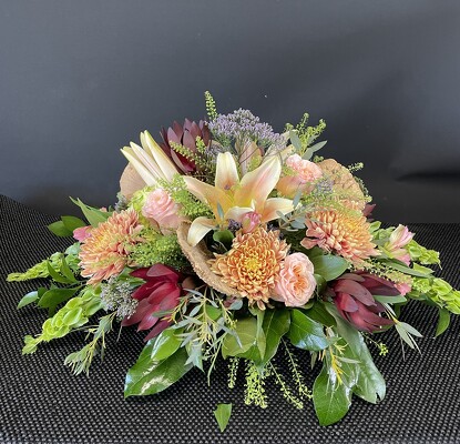 SOFT FALL TONES CENTERPIECE from FlowerCraft in Atlanta, GA