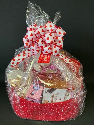 DELUXE VALENTINE GIFT BASKET from FlowerCraft in Atlanta, GA