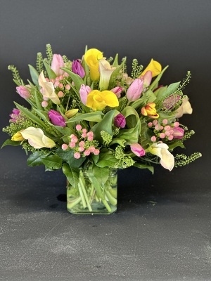 TULIP & CALLA ARRANGEMENT from FlowerCraft in Atlanta, GA
