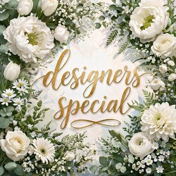 Designers Choice - White and Greens 