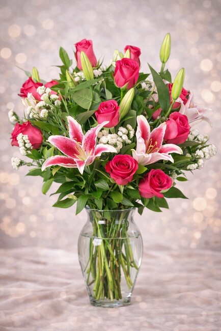 Hot Pink Romance from FlowerCraft in Atlanta, GA