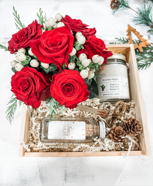 BE MERRY HOLIDAY GIFT BOX  from FlowerCraft in Atlanta, GA